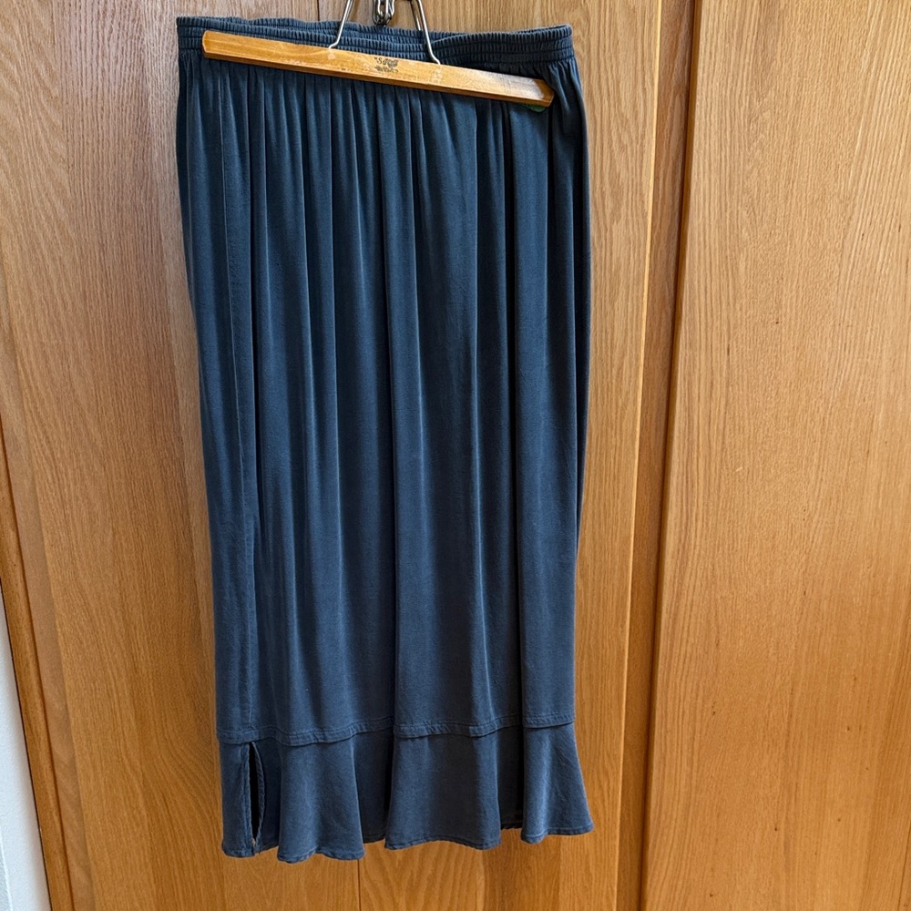 Tianello Elegant Black A-Line Skirt
